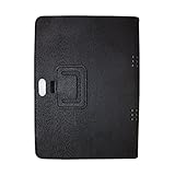 Transwon PU Leather Stand Case for Bestenme 9.7, Fengxiang 9.7, Contixo M96, poouye 9.7, DND 4G LTE 9.7, Tiptiper 3G Lte Tablet PC 9.7, Pacific TECH Professional 9.6, S960 9.6, Yuntab K98 9.6 - Black