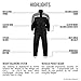 Nomad Rain Suit for Men & Women 2 Piece Waterproof Rain Jacket Pant Gear Lightweight Reflective Raincoat with Hoodie