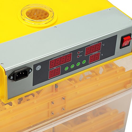 Melko Inkubator Vollautomatisch 96 Eier Brutkasten Brutmaschine Geflügel Motorbrüter Brutautomat Hühner – Bild 5