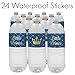 Royal Prince Baby Shower Water Bottle Labels - Shiny Foil - 24 Stickers