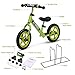 ENKEEO 12 Sport Balance Bike No Pedal Walking Bicycle with Carbon Steel Frame, Adjustable Handlebar and Seat, 110lbs Capacity for Ages 2 to 6 Years Old, Green