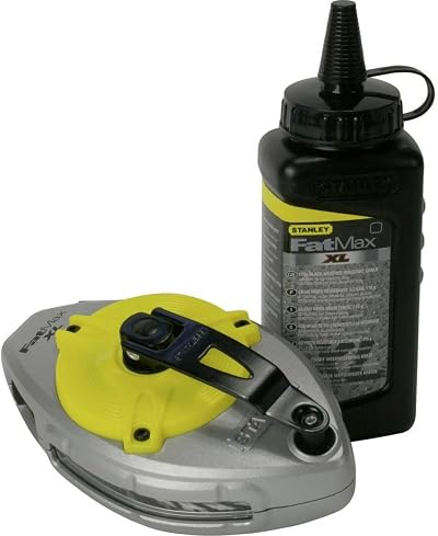 Stanley FatMax Extreme 30m Chalk Line Reel & Black Chalk Set