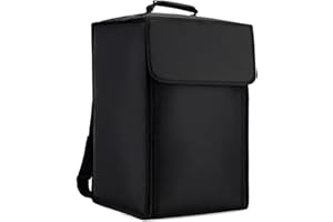 YolieraArt Cajon Box Drum Bag with Carry Handle and Shoulder Straps, Waterproof Padded Backpack For Drum Accessories, Thick and Portable Travel Drummers Carry Bag (Black, XL: 20.5x13.4x13.4 in)