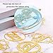 Gold Happy Birthday Cake Topper Acrylic Cupcake Topper Glitter Birthday Cake Supplies Party Event Decorations (6 pieces)