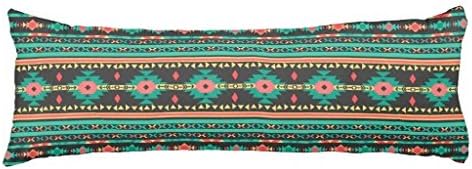 Long Pillow Cover Cool Tribal Ethnic Navajo Geometric Pattern Body Pillow Case 20 x 54 inch