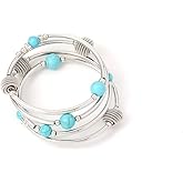 Ya Ming Turquoise Bracelet for Women – Turquoise Jewelry, Western Adjustable Cuff, Daily Wear Bracelet