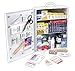 Rapid Care First Aid 80094 3 Shelf ANSI/OSHA Compliant All Purpose First Aid Cabinet, Wall Mountable, 800 Pieces primary