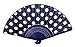 Salutto Hand Fan with Beautiful Fabric Printed (Lemon)