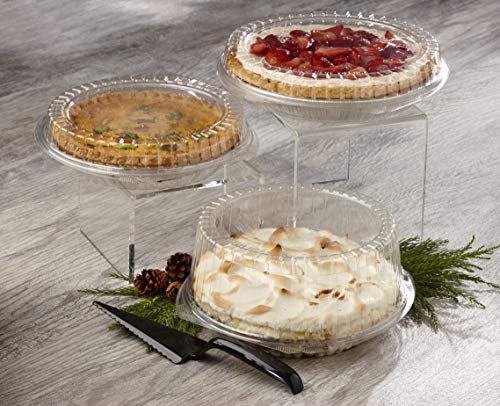 Sabert Pie or Cake Cutter, Black, Durable Plastic, Disposable, 72 Count - Thumbnail 2