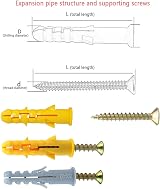 Lemiyoo 270 Pcs Screws and Wall Plugs Set M5-M10 Heavy Duty Expansion Anchors view 2