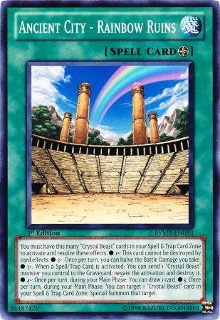 Yu-Gi-Oh! - Ancient City - Rainbow Ruins (RYMP-EN053) - Ra Yellow Mega-Pack - 1st Edition - Common