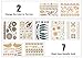 Temporary Tattoo ( 9 SHEET)7 Sheet Metallic Gold+ 2 Change the Color in The Sun - High Quality, Non-Toxic, Eco-Friendly, Easy To Apply and Long Lasting