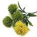 Yalulu 10 Pcs Dandelion Artificial Flowers Plants Bouquet Plastic Flower for Home Decoration/Wedding Decor (Yellow)