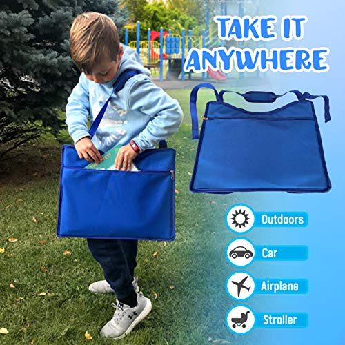 Kids Travel Tray, Toddler Car Seat Activity Tray Organizer, Play