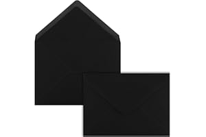5x7 Envelopes, 50 Pack A7 Envelopes Wet Seal V Flap, Invitation Envelopes for 5x7 Thank You Cards, Birthday Wedding Invites, 