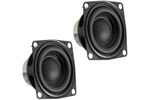 2PCS 2inch 4Ohm 10W Full Range Audio Speaker Stereo Woofer Loudspeaker for Arduino