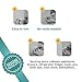 Child Safety Locks. 8 Childproof Cabinet Locks. Bonus 10 Childproof Outlet Covers. Childproof Cupboard, Cabinet, Drawer Locks, Dryer Child Lock, Fridge Lock and Trash Can Lock. No Drilling Needed