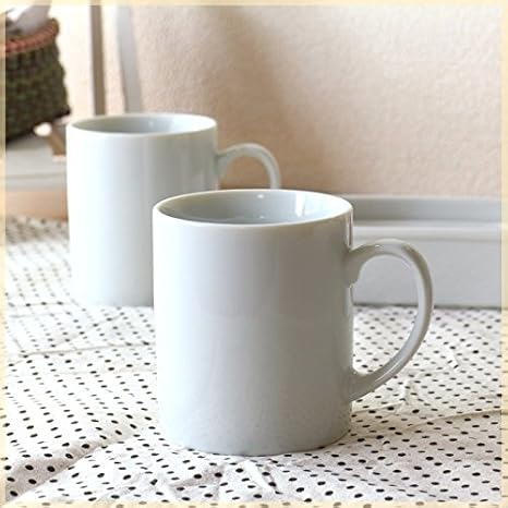 Amazon Co Jp マグカップ 80ミリシンプル カップ コップ スタンダード コーヒー 紅茶 ポーセリンアート 洋食器 国産 白い食器 美濃焼 ホーム キッチン