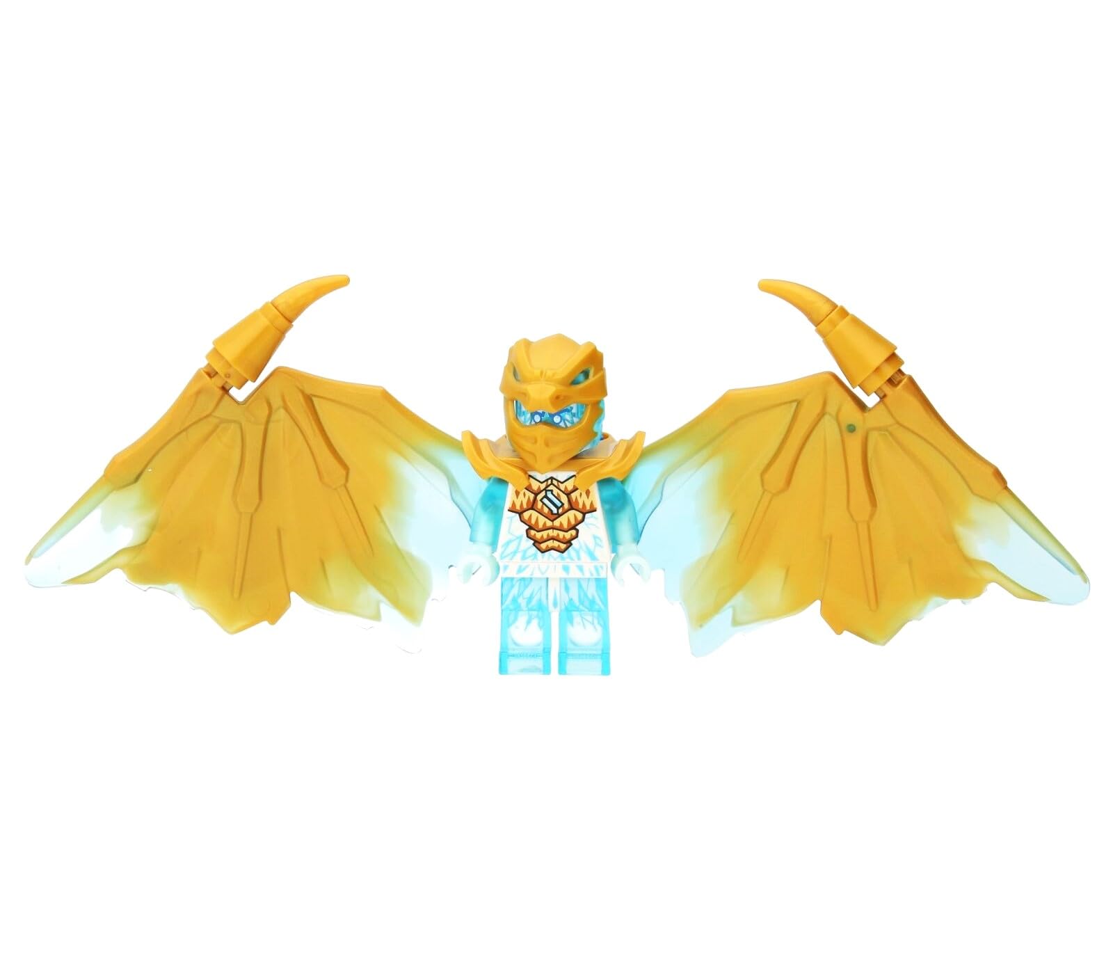 LEGO Ninjago Crystalized: Zane Dragon Minifigure with Sword and Shuriken