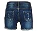 PHOENISING Women's Sexy Stretchy Fabric Hot Pants Distressed Denim Shorts,Size 2-16
