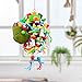 AK KYC Parrot Chewing Toys Extra Large Wooden Blocks Nibbling Keeps Beaks Trimmed Attract Pet's Attention for Large Medium Parrots and Birds Parakeet Macaws African Greys and Conures