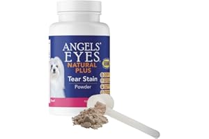 ANGELS' EYES NATURAL PLUS Tear Stain Prevention Beef Powder for Dogs | All Breeds | No Wheat No Corn | Daily Support for Eye Health | Proprietary Formula |Limited Ingredients | Net Content 75g