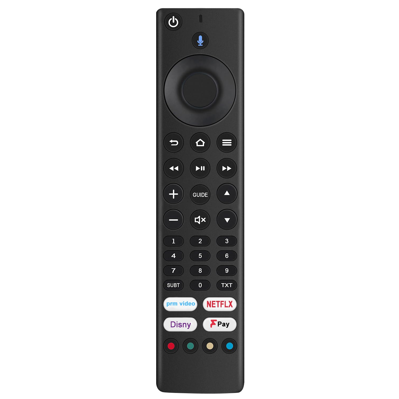 VINABTY Replacement Universal Voice Search Remote F4320AFR F4020AFR RM-C3255 Suit for Ferguson JVC TV Edition LT-40CF700 LT-32CF600 LT-40CF700 LT-43CF700 LT40CF700 LT32CF600 LT40CF700 LT43CF700
