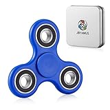 JBYAMUS Fidget Spinner Toy Ceramic Bearings Stress Reducer Perfect For ADD, ADHD, Anxiety Hand Spinner EDC Focus Toy for Kids & Adults (Blue)
