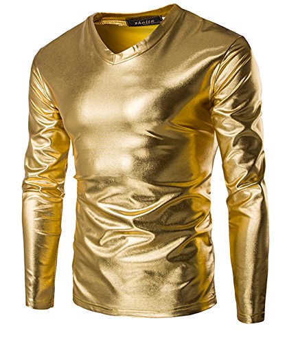 Seastar men s leather look underwear clubwear t-shirt d…