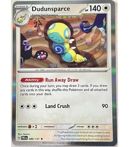 Amazon.com: Pokemon - Tulip 181/182 - Paradox Rift - Reverse Foil