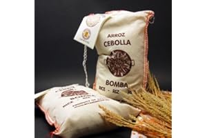Cosmos Candy Cebolla Valencia Bomba Rice | 1 KG (2.2 LBS) | Short Grain | Imported from Spain