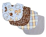 Trend Lab Bib Set, Cowboy Baby