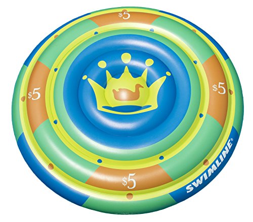 Swimline Highroller Chip Island Pool Inflatable Ride-On, Multi