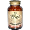 Solgar, Folic Acid, 800 mcg, 250 Veggie Caps - 2pc