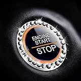 Gseigvee Bling Car Ring Smblem Sticker, Bling Car