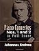 Piano Concertos Nos. 1 and 2 in Full Score (Dover Music Scores) by Johannes Brahms
