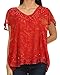 Sakkas Hope Embroidery and Seqiun Accents Summer Blouse