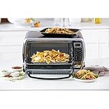Oster Large Digital Countertop Convection Toaster Oven, 6 Slice, Black/Polished Stainless (TSSTTVMNDG-SHP-2)