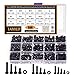 Tamier 500PCS M3/M4/M5 Alloy Steel Socket Cap Screws Hex Head Bolt Nuts Assortment Kit