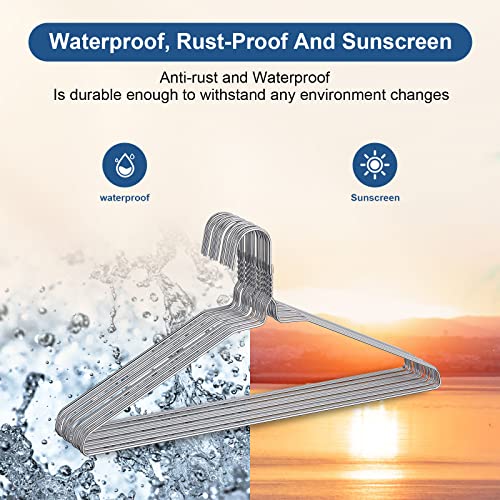 SPECILITE Wire Hangers 100 Pack, Metal Wire Clothes Hanger Bulk for