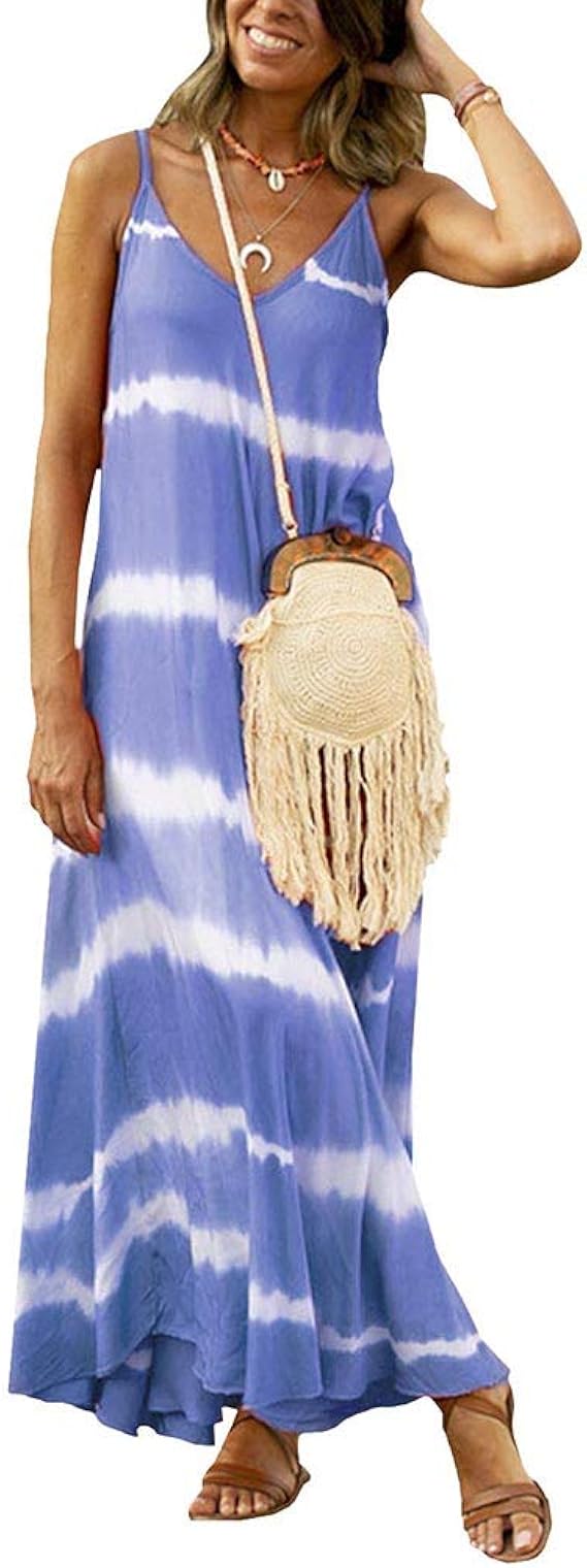 Damen Sommerkleid Batik - ärmellos, Strandkleid, P Produktbild-Vorschau 4