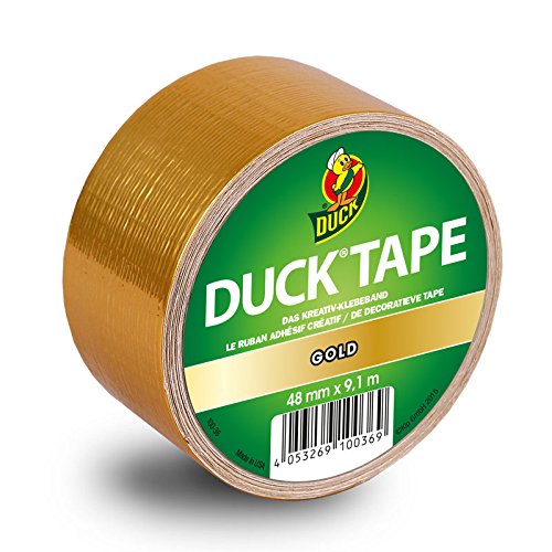 Duck Tape 221661 Gaffer Duct Tape, 48 mm Wide x 9.1 Metres Length, Gold