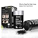 Hair Building Fibers, LuckyFine Disposable Powder Conceal Instantly for Thinning Hair, Cover Up Hair Loss Natural Thickens for Men and Women Black Color 22g/0.78oz
