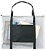 ALVIN - Clear Premium Mesh Kit Zipper Bag with Handle, Multi-Use Organization Bag for Item Storage and Arranging, Great for Needlework Projects, Art Supplies, and Travel - 12 x 16 Inches