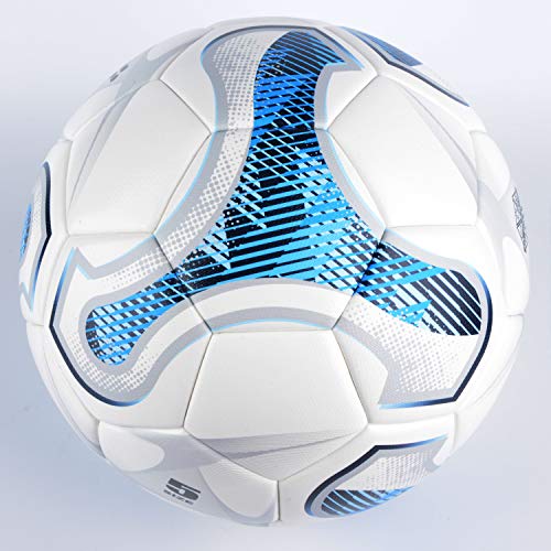 SHOKE Soccer Ball Size 5 Thermal-Bonding Hold Air, Water-Resistant Match Soccer Balls for Training Sports Rebound Height 51.18-53.15 inch