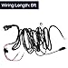 YITAMOTOR LED Light Bar Wiring Harness with Fuse Relay On & Off Switch Compatible for Jeep Pickup ATV Off Road Fog Driving Light Bar Up to 180W 12V 40A 10ft