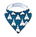 Baby Bandana Drool Bibs Organic 8 Pack for Boys and Girls 100% Absorbent Soft Cotton Bandana Baby Bibs for Teething Feeding Baby Shower Gift (BC073)
