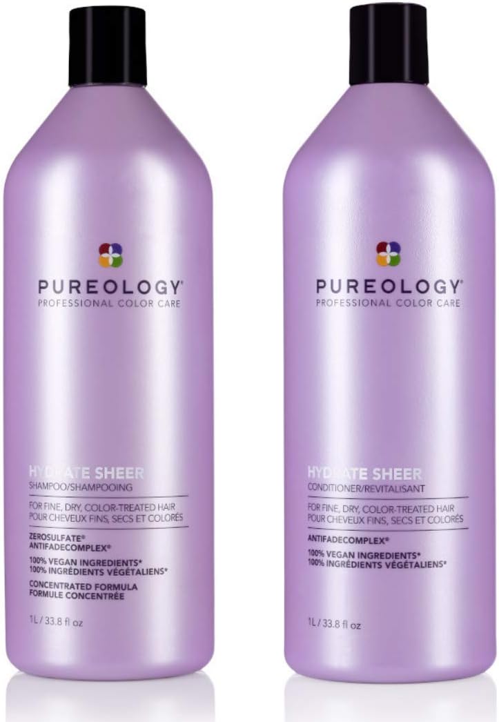Pureology Hydrate Sheer Shampoo 1000ml & Conditioner Duo 2020