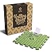 Blocking Mats for Knitting - Special Grid with Exact 1 inch Squares - Includes 100 T-Pins for Needlepoint or Crochet - Green…