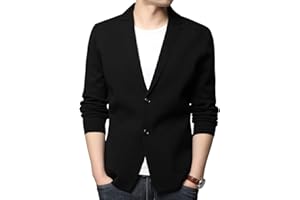 Womleys Mens Notched Lapel Cotton Cardigan Sweater Two Button Closure Knitwear
